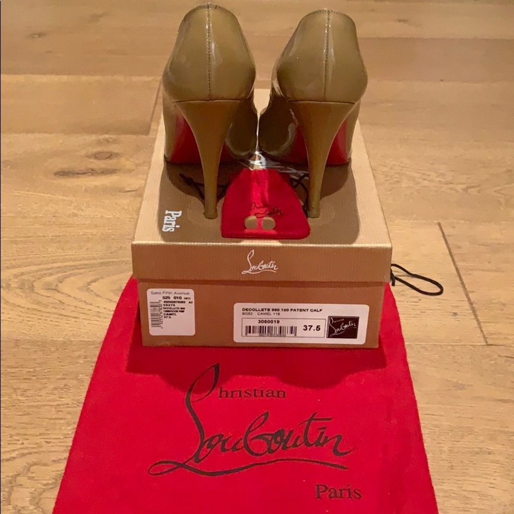 Christian Louboutin Décolleté 868 Pump || Camel - Picture 5 of 8